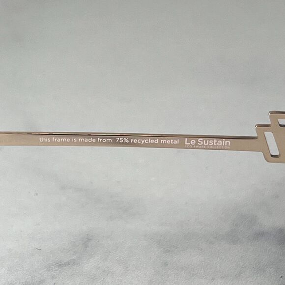 LeSpec METAGALACTIC Sunglasses Metal Gold Frame Lilac Lenses 55-20-145 Unisex - Picture 11 of 12